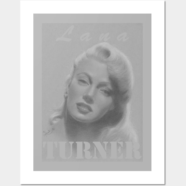 Lana Turner Wall Art by jkarenart